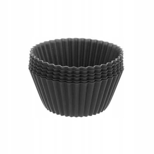 СИЛІКОНОВІ ФОРМУВАНКИ ДЛЯ МАФІНІВ, 12 ШТУК, СІРІ, КОЛЬОРОВІ, BB-1516