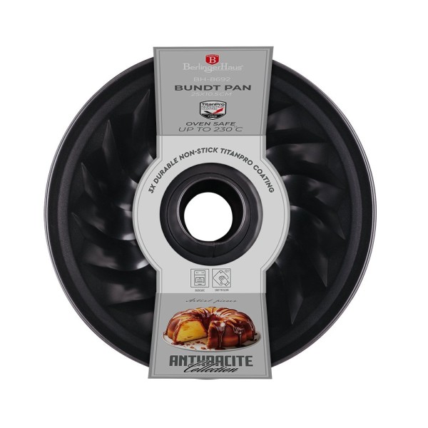 Форма для випікання торта 25 см Berlinger Haus BH-8692 Антрацитна колекція