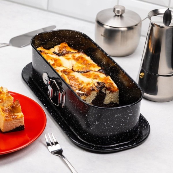 ФОРМА ДЛЯ ТОРТУ МАРМУРОВА 34,5Х15,5 СМ KINGHOFF KH-1785