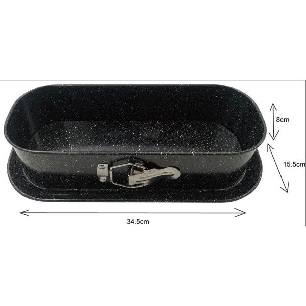 ФОРМА ДЛЯ ТОРТУ МАРМУРОВА 34,5Х15,5 СМ KINGHOFF KH-1785