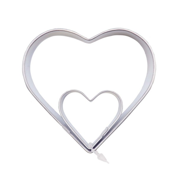 Набір з 2 металевих форм для форм серця PME