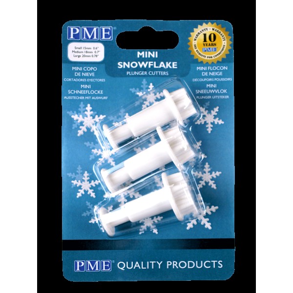 Mini wykrawacze do ciastek PME (3 sztuki)