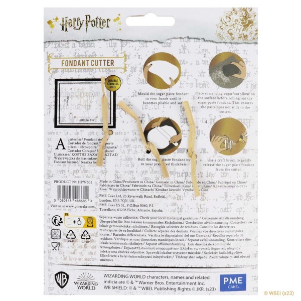 Wykrawaczka do masy cukrowej PME Harry Potter (zestaw postaci)