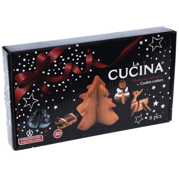 Wykrawacze do ciastek La Cucina 121113 (8 elementów)