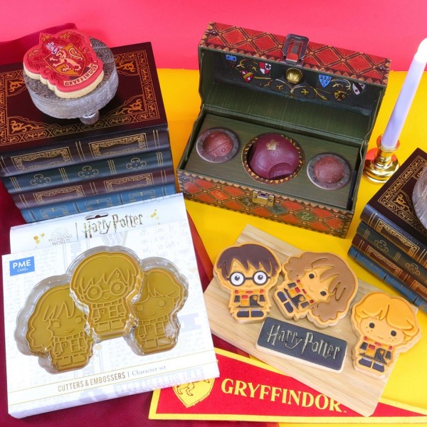 Zestaw wykrawaczy do ciastek PME Harry Potter (3 szt.)