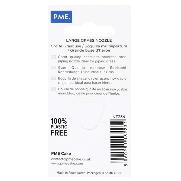 Końcówka do dekorowania PME Duża stalowa (trawa)