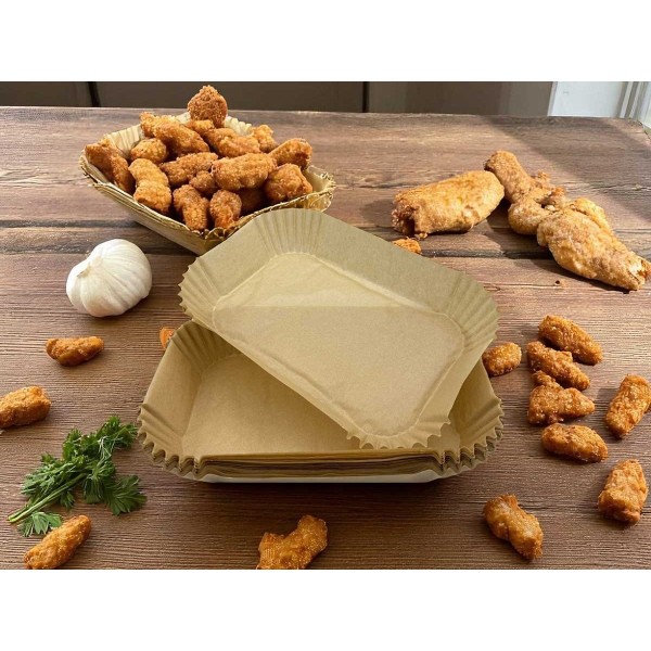 ПАПЕРОВІ ВСТАВКИ ДЛЯ ФРИТЮРНИЦІ ПРЯМОКУТНІ 22x14см 50шт. ALPENBURG