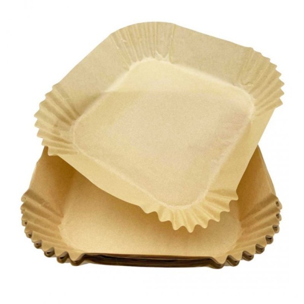 ПАПЕРОВІ ВСТАВКИ ДЛЯ ФРИТЮРНИЦІ КВАДРАТНІ 16x16см 50шт. ALPENBURG