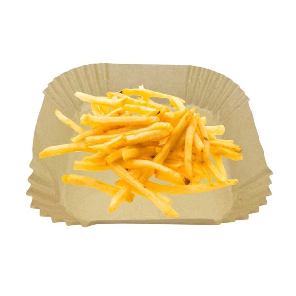 ПАПЕРОВІ ВСТАВКИ ДЛЯ ФРИТЮРНИЦІ КВАДРАТНІ 16x16см 50шт. ALPENBURG