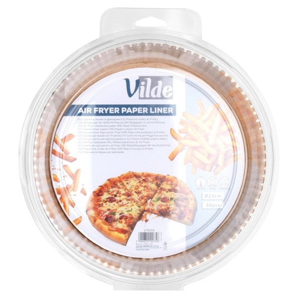 ПАПЕРОВІ ВСТАВКИ ДЛЯ ФРИТЮРНИЦІ КРУГЛІ 23 см 50 шт. 279050