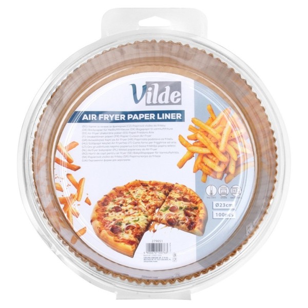 ПАПЕРОВІ ВСТАВКИ ДЛЯ ФРИТЮРНИЦІ КРУГЛІ 23 см 100 шт. 279051