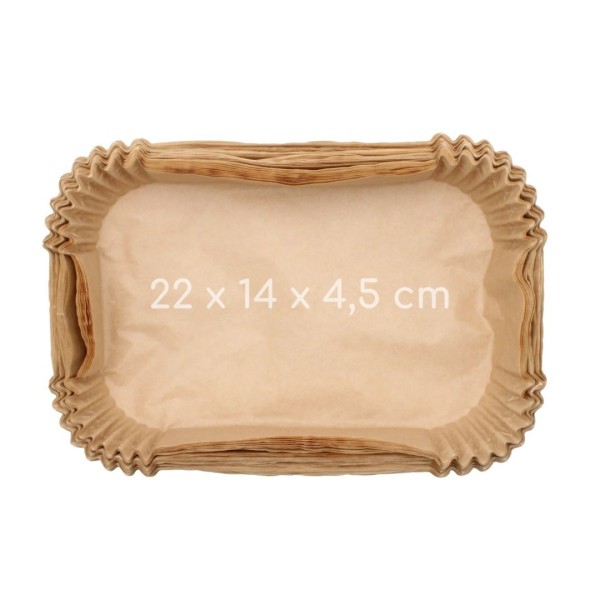 Вкладиш з паперу для випічки для аерофритюрниці 22x14 см 100 штук BRUNBESTE BB-3761