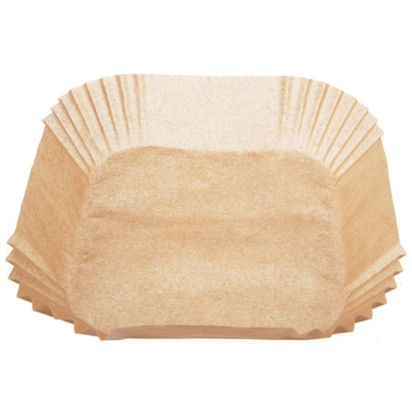 ПАПЕРОВІ ВСТАВКИ ДЛЯ ФРИТЮРНИЦІ 21x21см 100 шт. КВАДРАТНІ 120071