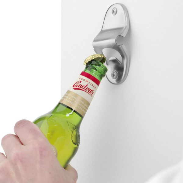 Настінний відкривач для пляшок - Hendi 596883