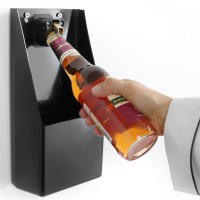 Otwieracz do butelek z pojemnikiem na kapsle Bar Up Hendi 643914 (ścienny)