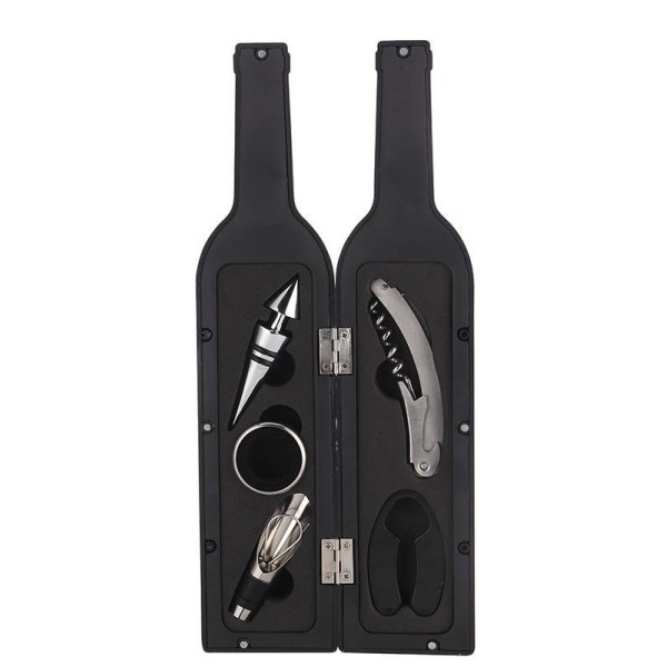 ВИННИЙ НАБІР У ФУТЛЯРІ ДЛЯ ПЛЯШОК KINGHOFF KH-1166