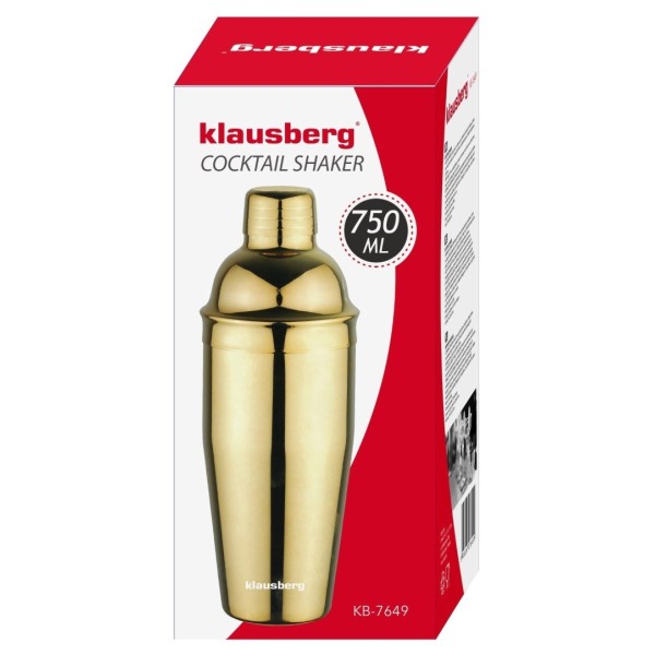 Shaker barmański do drinków Klausberg KB-7649 (750 ml)