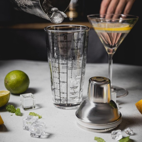 Shaker do drinków Klausberg KB-7647 (szklany 400 ml)