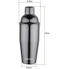 Shaker barmański Klausberg KB-7648 (750 ml)
