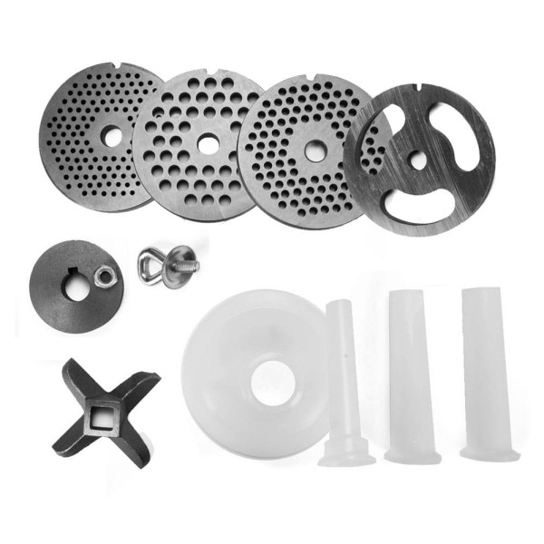 ЧАВУННА М'ЯСОРУБКА №32 з КОЛЕСОЮ KiNGHOFF KH-1432