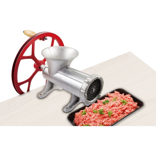 ЧАВУННА М'ЯСОРУБКА №32 з КОЛЕСОЮ KiNGHOFF KH-1432