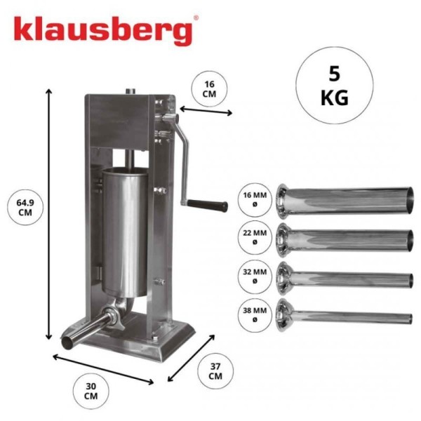 Nadziewarka do kiełbasy Klausberg KB-7930 (5 kg)