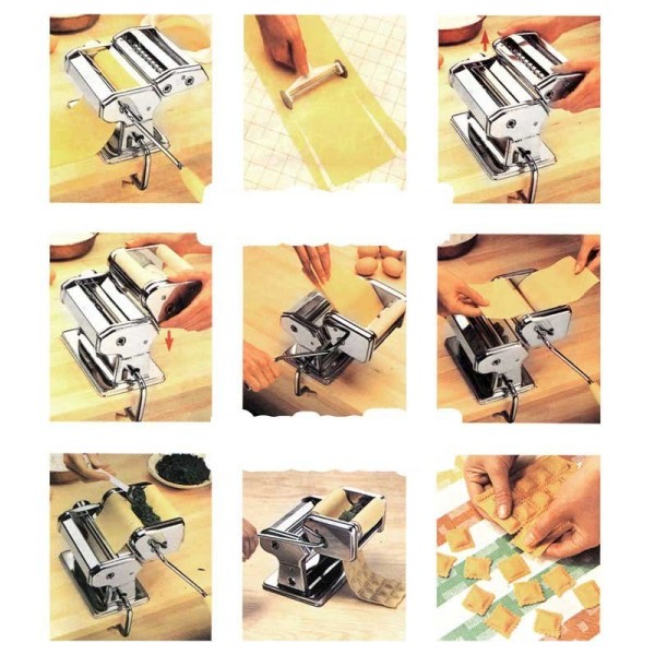 МАШИНА 3-В-1 ДЛЯ ТІСТА, ПАСТИ ТА РАВІОЛІ KiNGHOFF KH-3113