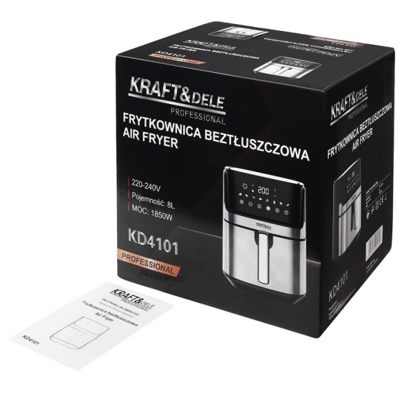 Frytkownica beztłuszczowa KRAFT&DELE KD-4101 (8 l)