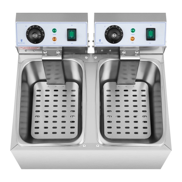Frytownica gastronomiczna Royal Catering 2x3200W (2 x 8 l)