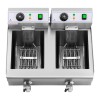 Frytownica gastronomiczna podwójna Royal Catering 2 x 3000W (2 x 10 l)