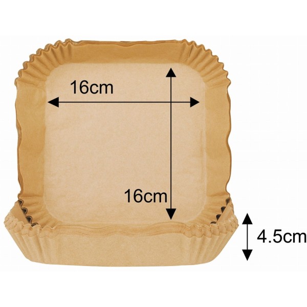 Wkłady papierowe do frytkownicy Klausberg KB-7781 (100 sztuk)