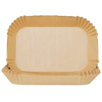 wkłady papierowe do frytkownicy Klausberg KB-7783 (100 sztuk, 22x14x4.5 cm)