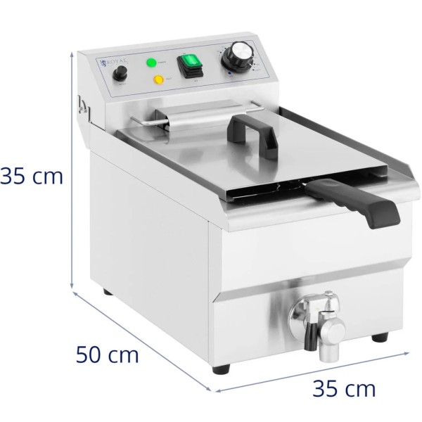 Frytownica gastronomiczna Royal Catering 230 V 3000 W (9 l)