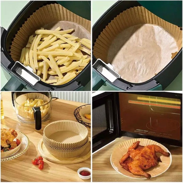 Wkłady papierowe do frytkownicy Klausberg KB-7779 (100 sztuk)