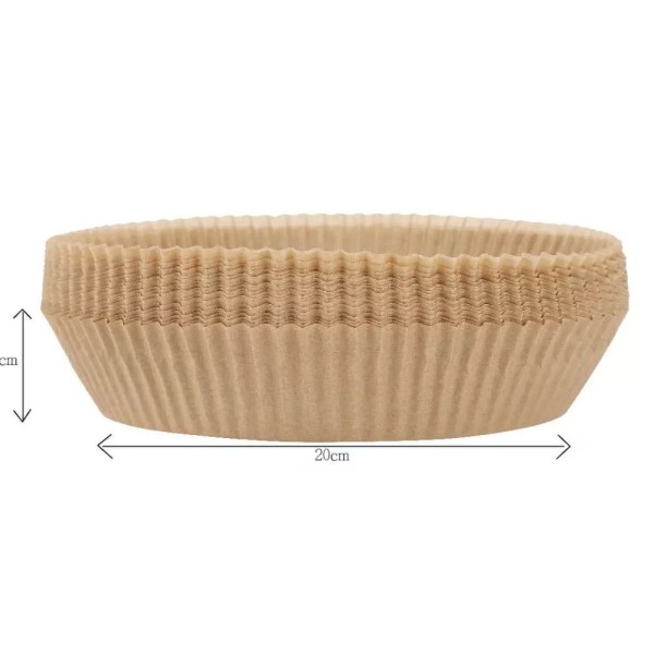 Wkłady papierowe do frytownicy Klausberg KB-7605 (20 cm, 100 szt.)