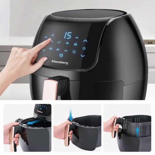 Frytownica beztłuszczowa Klausberg KB-7572 (7,7 l)