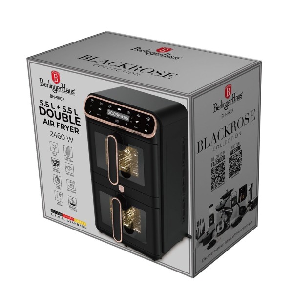 Frytkownica beztłuszczowa Berlinger haus BH-9802 (11 l)