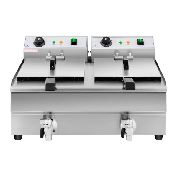 Frytownica gastronomiczna podwójna Royal Catering 2 x 3200W (2 x 13 l)