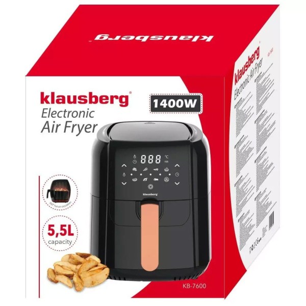 Frytownica beztłuszczowa Klausberg KB-7600 (5.5 l)