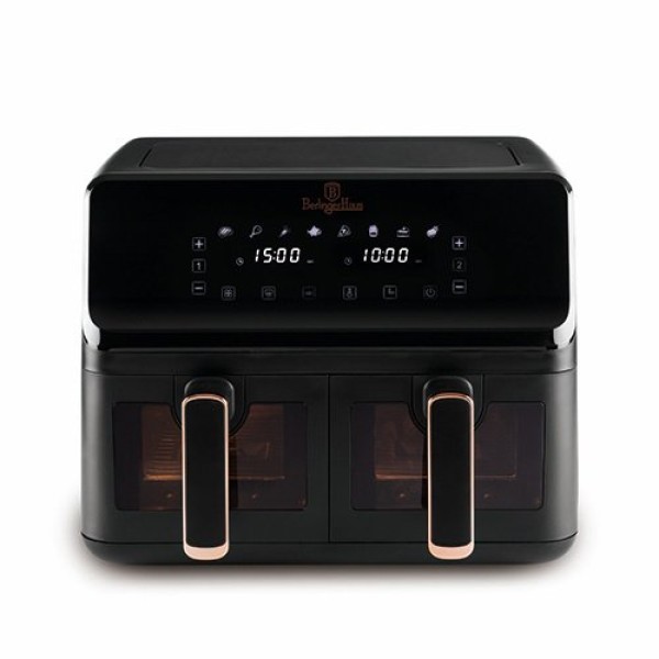 Frytkownica beztłuszczowa Berlinger haus BH-9469 (podwójny kosz 4,1+4,1 l)