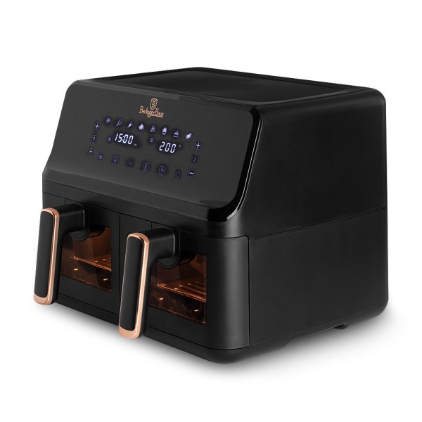 Frytkownica beztłuszczowa Berlinger haus BH-9469 (podwójny kosz 4,1+4,1 l)