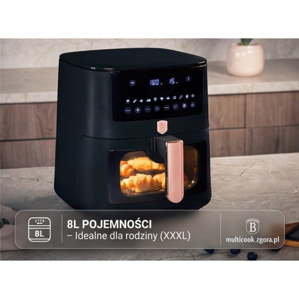 Frytkownica beztłuszczowa Berlinger haus BH-9604 (8 l)