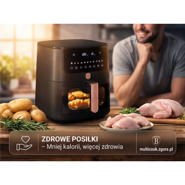 Frytkownica beztłuszczowa Berlinger haus BH-9604 (8 l)