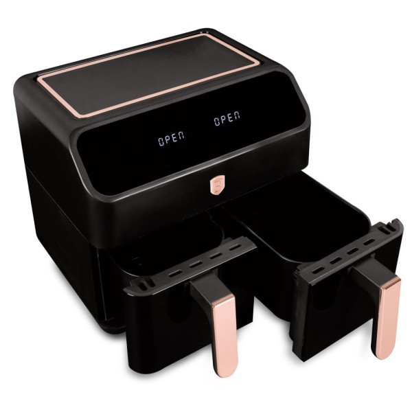 Frytkownica beztłuszczowa Berlinger haus BH-9659 (podwójny kosz 4l+4l)