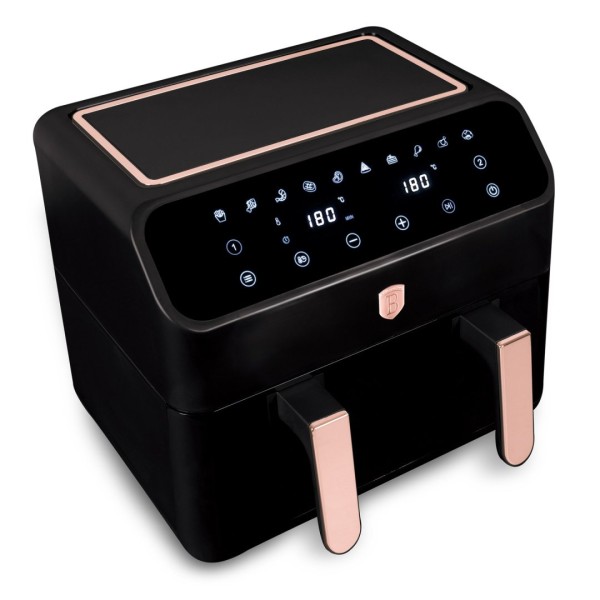 Frytkownica beztłuszczowa Berlinger haus BH-9659 (podwójny kosz 4l+4l)