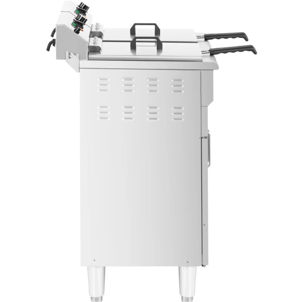 Окремостояча подвійна електрична фритюрниця з шафою 400 В 10000 Вт 26 л