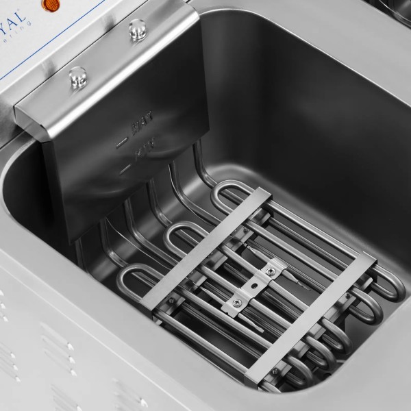 Окремостояча подвійна електрична фритюрниця з шафою 400 В 10000 Вт 26 л