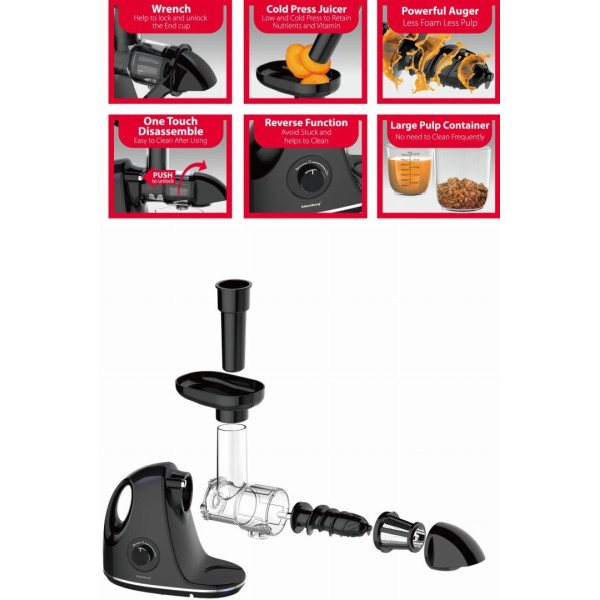 Sokowirówka wolnoobrotowa Klausberg KB-7861 (150 W)