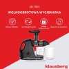 Sokowirówka wolnoobrotowa Klausberg KB-7861 (150 W)
