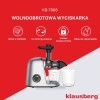 Sokowirówka wolnoobrotowa Klausberg KB-7868 (150 W)